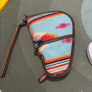Colorful Patterned Wristlet
